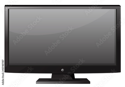 Television with flat screen