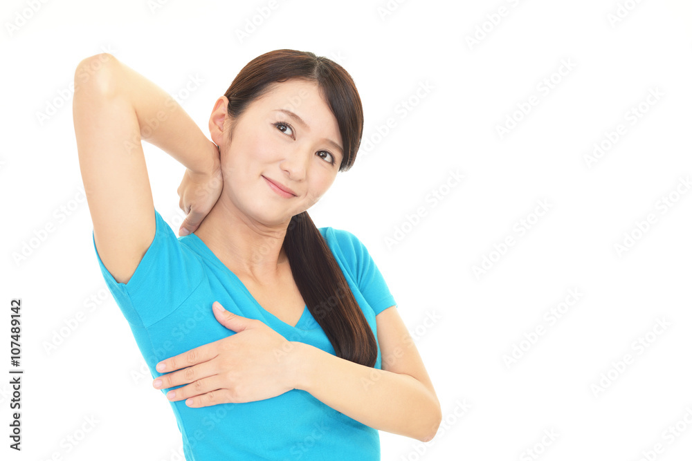 笑顔の女性 笑顔の女性