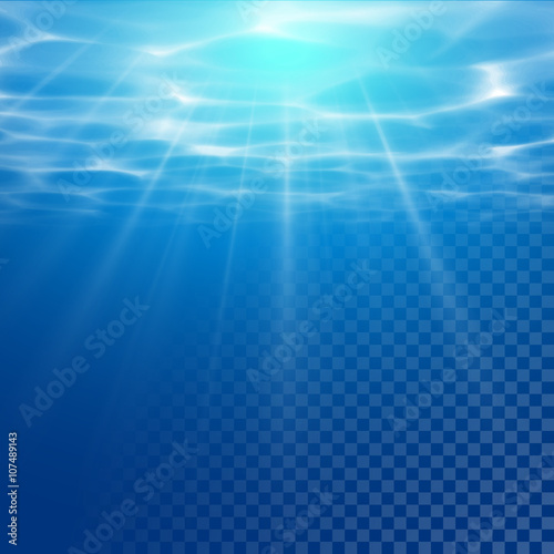 Vector underwater light wallpaper background.