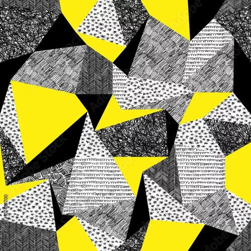 Obraz Geometryczny wzór w stylu retro. Vintage background.Tr