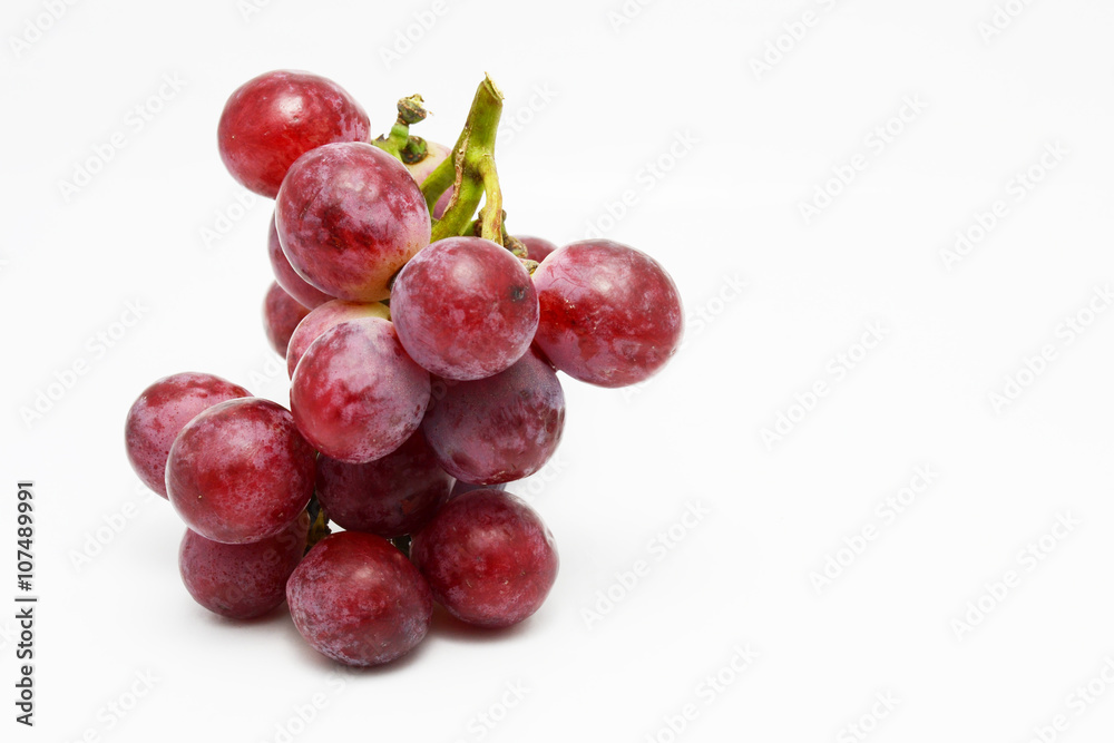 Obraz premium glass and red wine grape fruit 