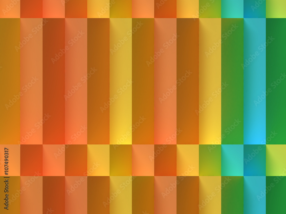 Fototapeta premium Abstract box elements