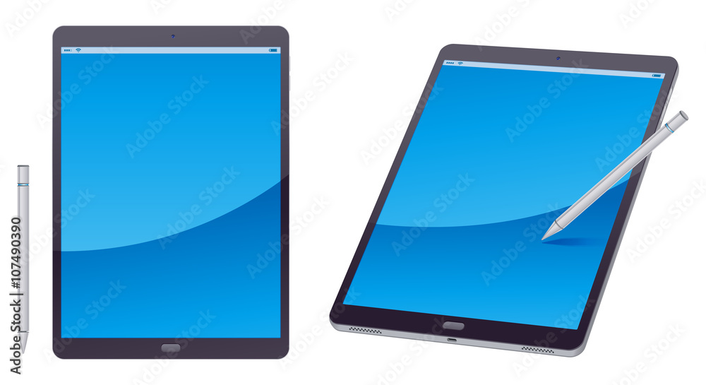 タブレットとスタイラスペン タブレットとスタイラスペン