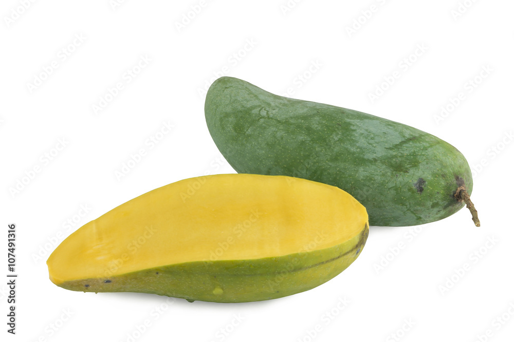 mango on white background mango on white background