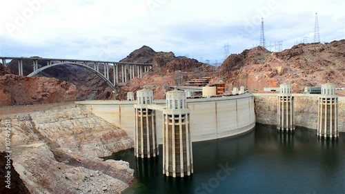 View of the Hoover Dam in Nevada, USA