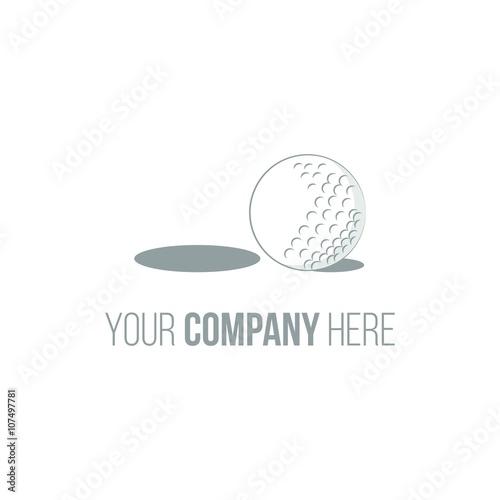 golf logo icon vector