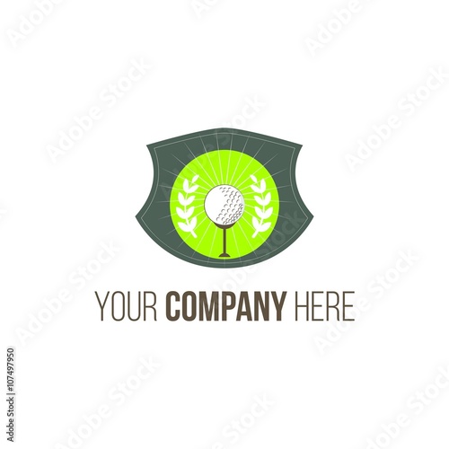 golf logo icon vector