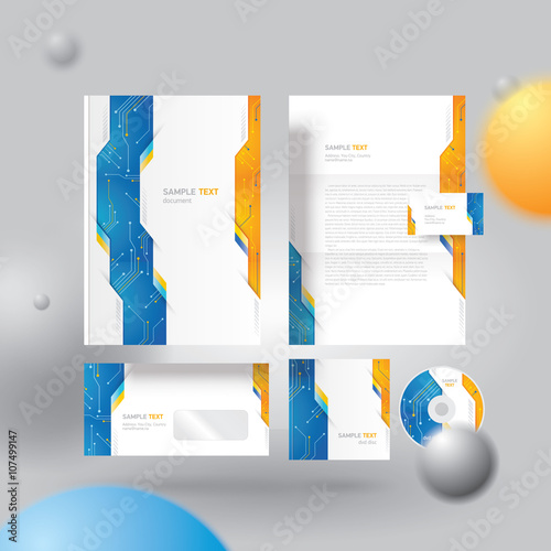 Corporate identity design template