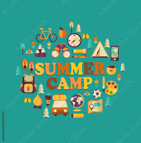 Summer Camp themed.
