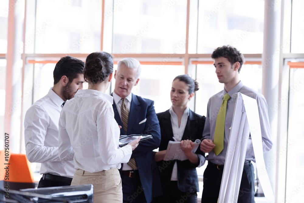 young startup businessman making presentation to senior investio young startup businessman making presentation to senior investio