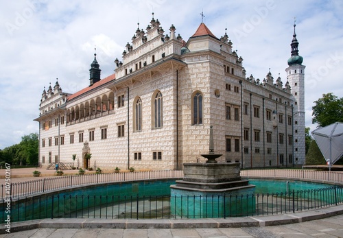 Renaissance castle Litomysl in eastern Bohemia, Czech Republic