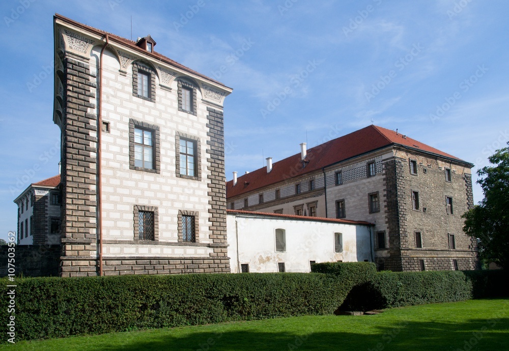 Castle Nelahozeves in Central Bohemia, Czech Republic