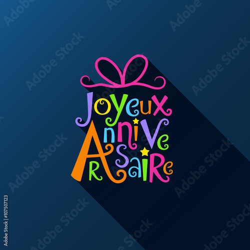Carte JOYEUX ANNIVERSAIRE 