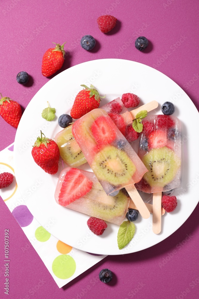 homemade popsicle