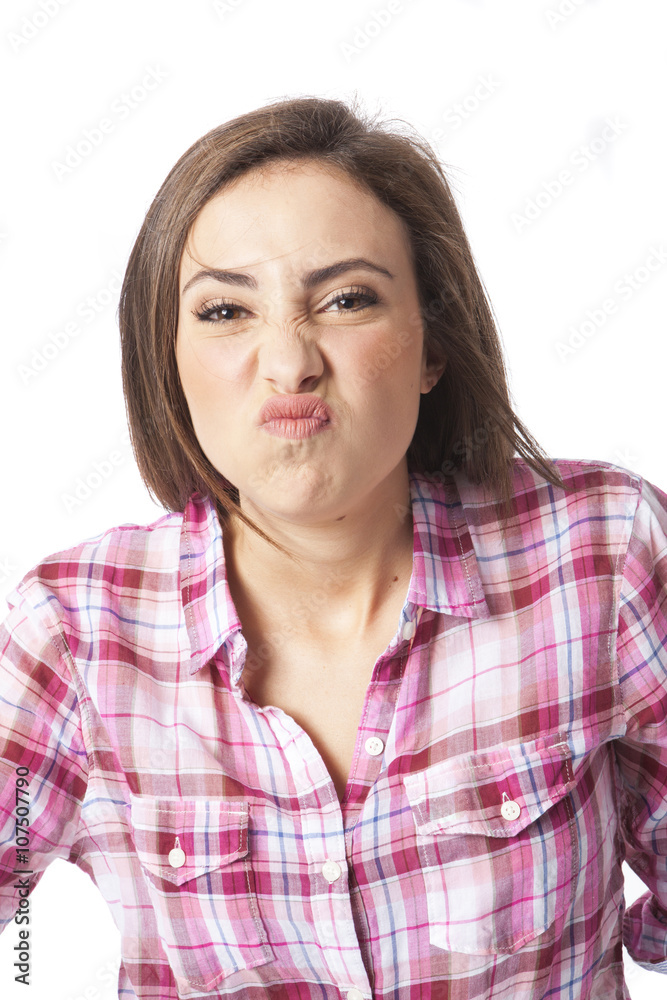 portrait of a beautiful young short haired woman portrait of a beautiful young short haired woman