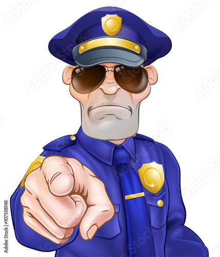 Cartoon Policeman