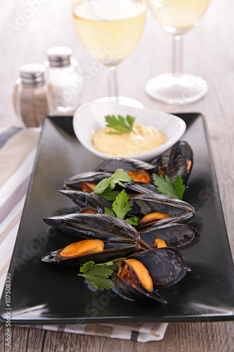 boiled mussel
