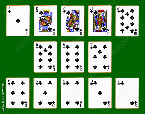 Clubs Suit Of Cards