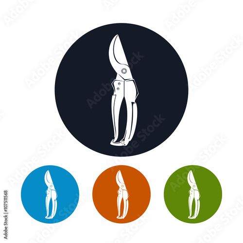 Pruning Shears Icon, Secateur Icon