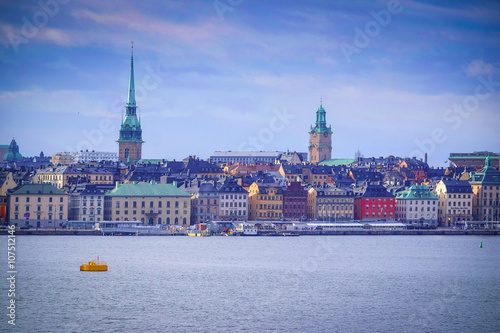 Stockholm, Sweden - March, 16, 2016: panorama of an old town of Stockholm, Sweden © Dmitry Vereshchagin