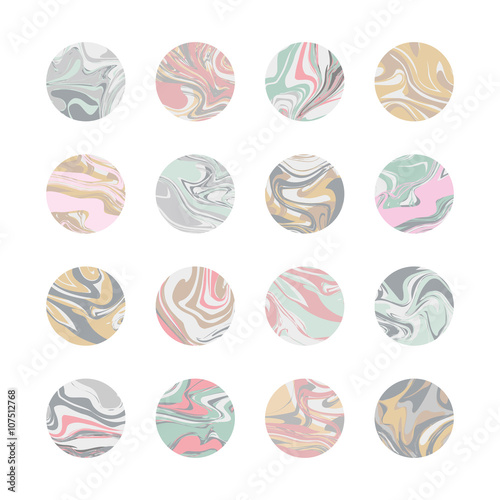 Marble color abstract circle  background