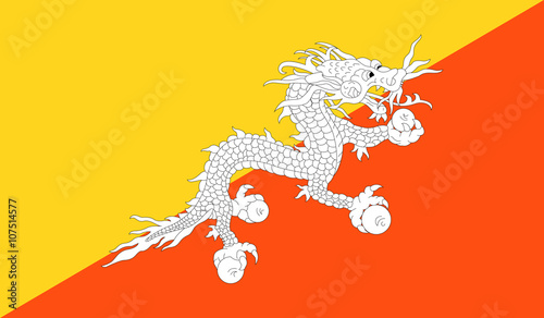 Bhutan Flag photo