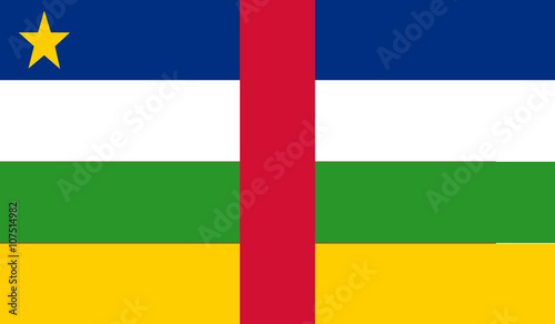 Central African Republic Flag﻿