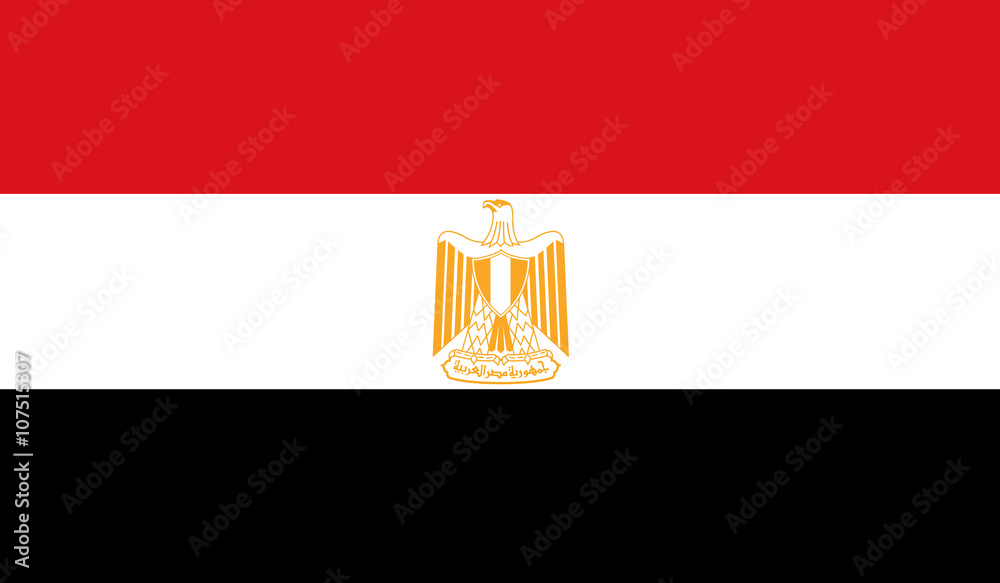 Fototapeta premium Flaga Egiptu