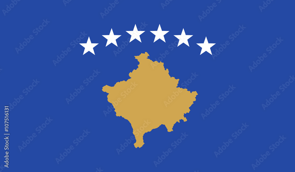 Fototapeta premium Kosovo Flag