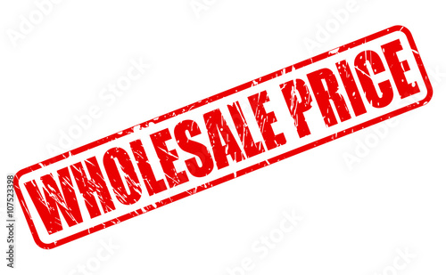 WHOLESALE PRICE RED STAMP TEXT