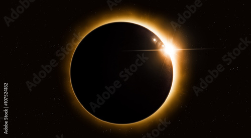 Space Solar Eclipse photo