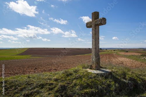 The cross in the field