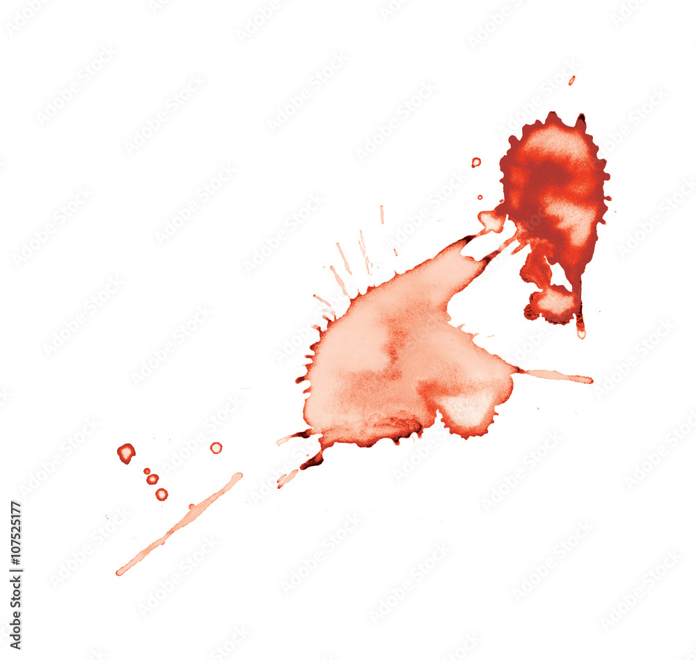 Red Blood Splatter Stock Photo | Adobe Stock