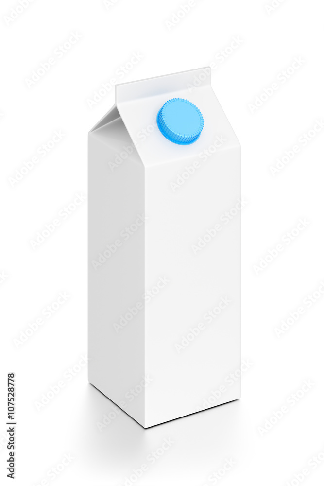 Milk or juice package isolated on white background. Milk or juice package isolated on white background.