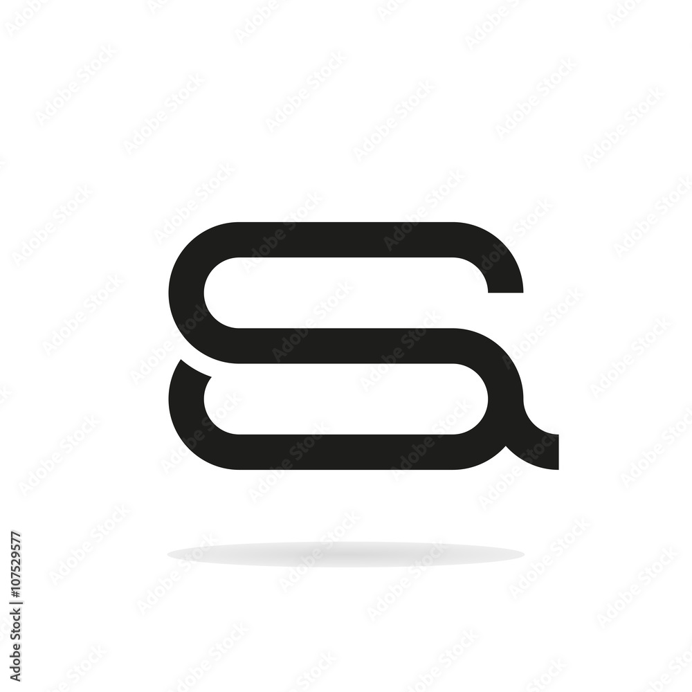 Unusual minimalistic monogram S and A. Business logo template. S and A logo. S and A icon. SA logo. SA icon Unusual minimalistic monogram S and A. Business logo template. S and A logo. S and A icon. SA logo. SA icon