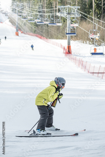 Child skier
