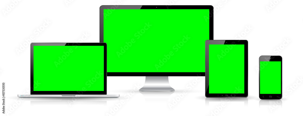 Modern digital tech device collection Modern digital tech device collection