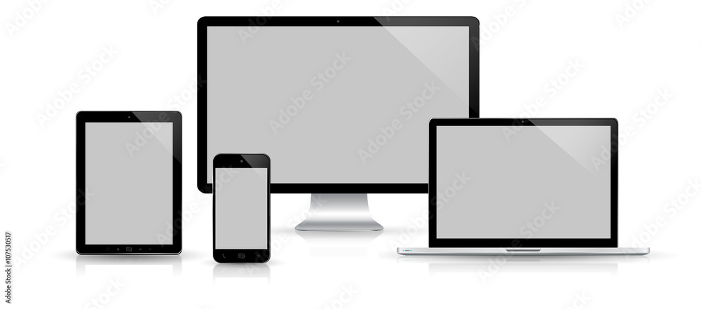 Modern digital tech device collection Modern digital tech device collection