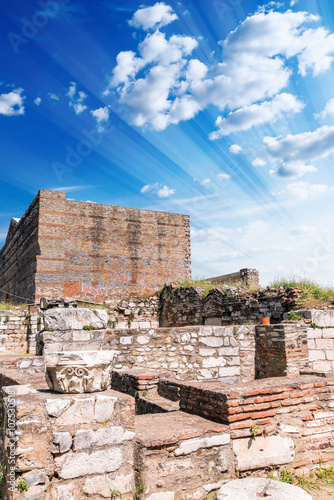 Ancient Greek City Lydia Roman Empire Sardes Sardis/Ancient Greek City Lydia Roman Empire Sardes Sardis. It is in the middle of Hermus Valley in Turkey.
Sardis was the Capital of Lydia photo