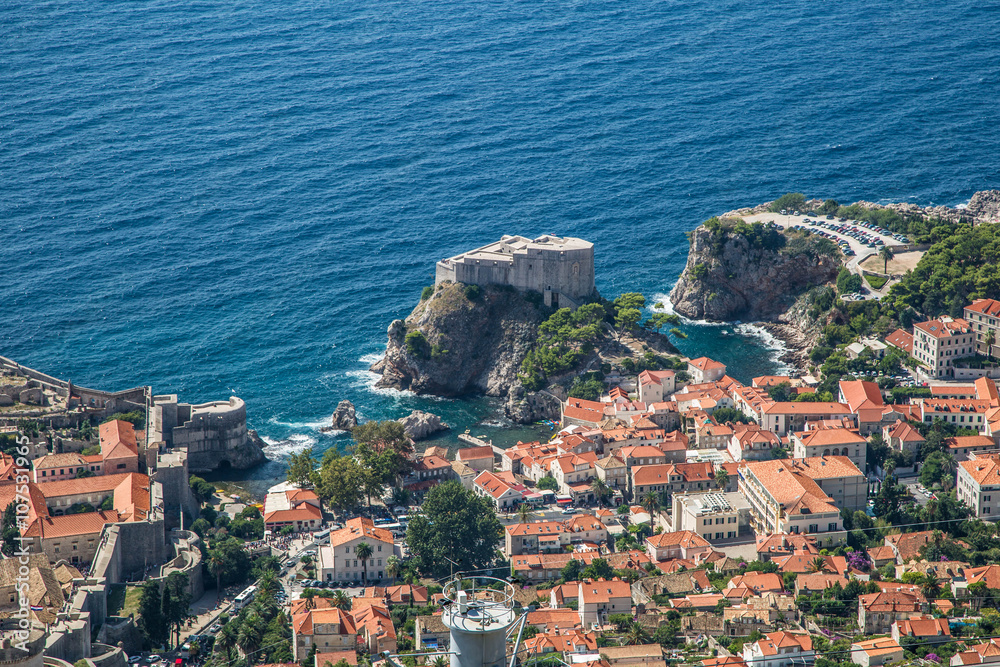 Dubrovnik, Kroatien, von oben