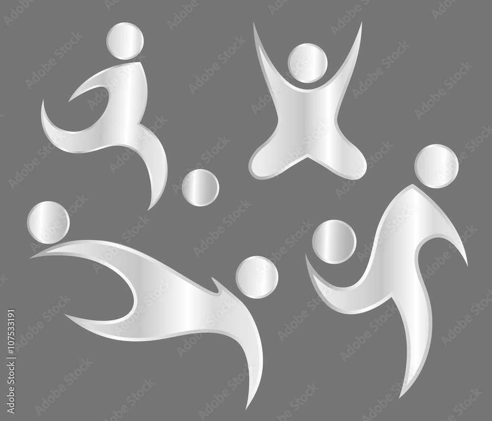 Fototapeta premium Fussball Logo
