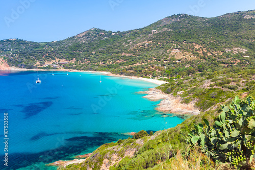 Corsica. Azure bay of Piana region  France