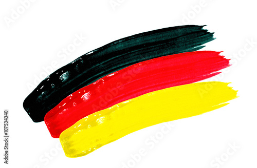 Sketched Flag of Germany