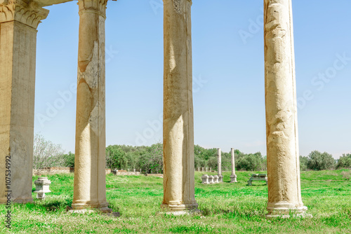 Ancient Greek City Lydia Roman Empire Sardes Sardis/Ancient Greek City Lydia Roman Empire Sardes Sardis. It is in the middle of Hermus Valley in Turkey.
Sardis was the Capital of Lydia photo