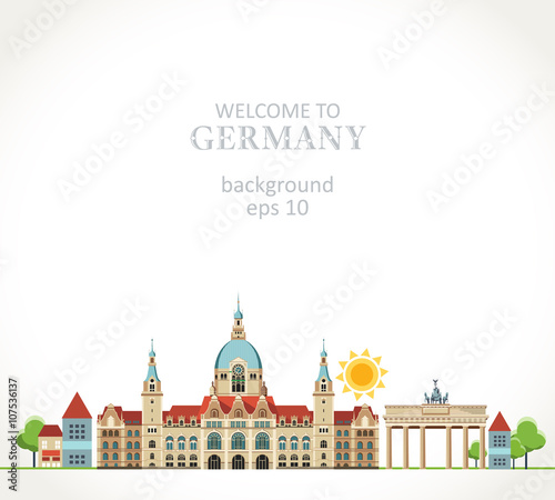 Travel Germany panorama background