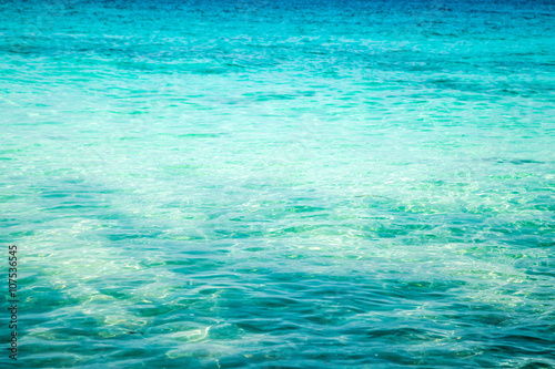 turquoise water