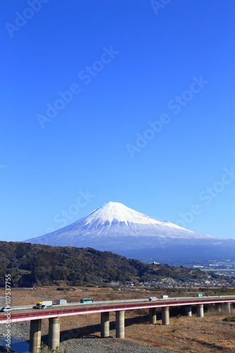 Mount Fuji and Tomei Expressway