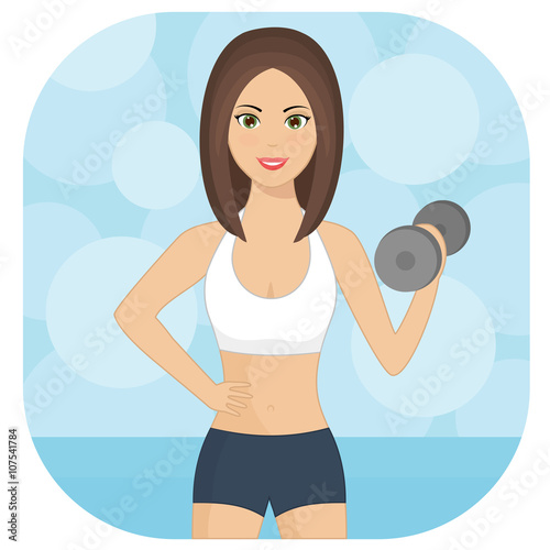 Fitness woman concept