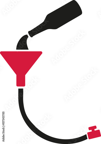 Beer bong icon