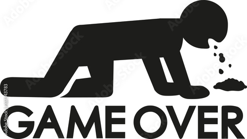Game over after drinking puking